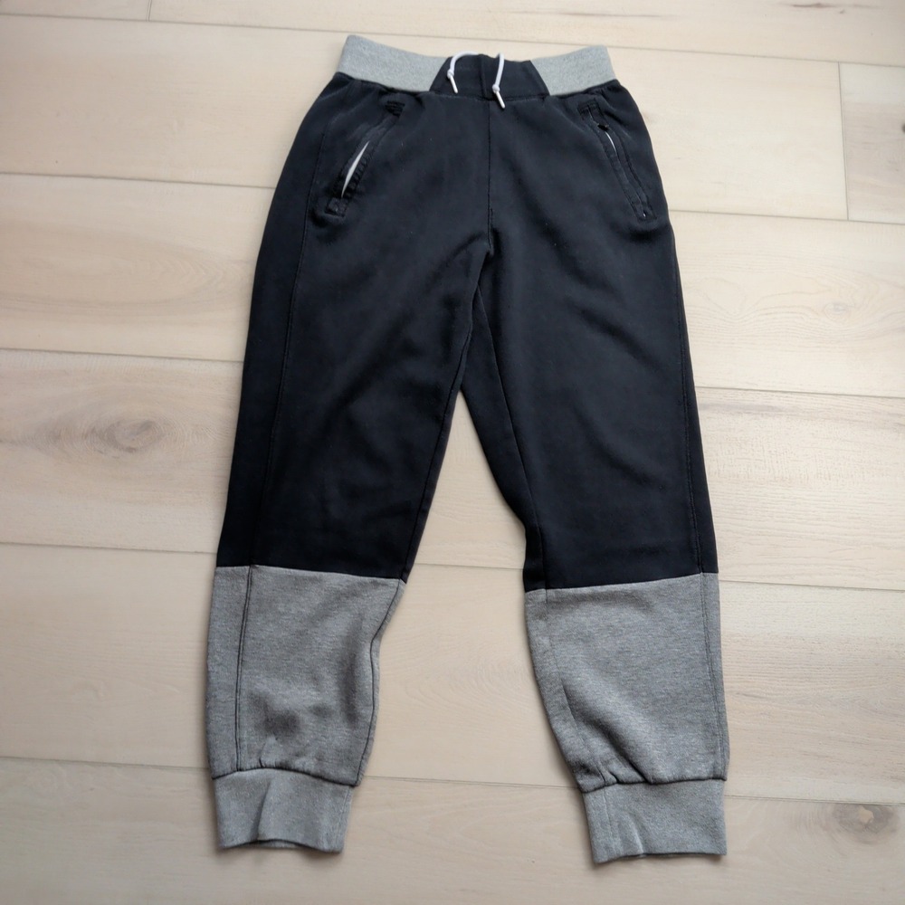 Air Jordan Varsity Jogger Pants Mens S Black Gray Colorblock 653437-010